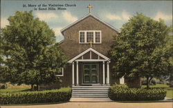 St. Mary of the Visitation Church, Sand Hills Postcard