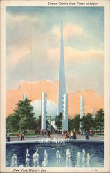 Theme Center from Plaza of Light Postcard