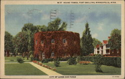 Fort Snelling - Round Tower Minneapolis, MN Postcard Postcard