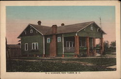 D.J. Hughes, Residence Postcard