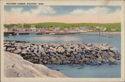 Rockport Harbor Postcard