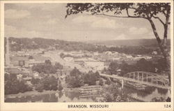 Aerial View of Branson Postcard