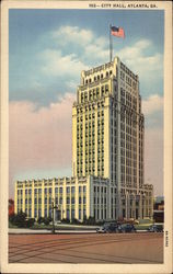 City Hall Atlanta, GA Postcard Postcard