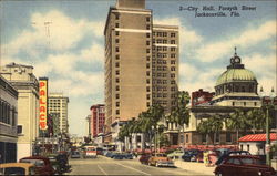 City Hall, Forsyth Street Postcard