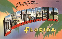 Greetings from Clearwater, Florida Postcard Postcard