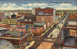 Canal Street New Orleans, LA Postcard Postcard