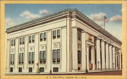 U.S. Post Office Altoona, PA Postcard Postcard