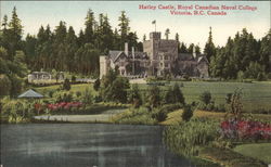 Hatley Castle, Royal Canadian Naval College Postcard