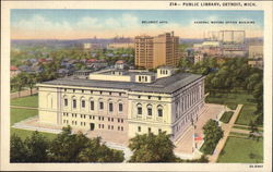 Public Library Postcard