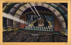 Rockefeller Center - Interior Radio City Music Hall Postcard