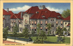 Goucher College Baltimore, MD Postcard Postcard