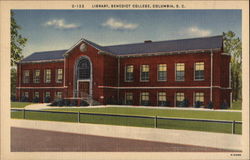 Library, Benedict College Columbia, SC Postcard Postcard