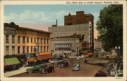 Public Square - West Side Postcard