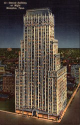 Sterick Building at Night Memphis, TN Postcard Postcard