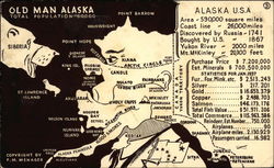 Old Man Alaska Postcard