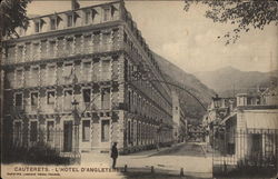 L'Hôtel d'Angleterre Cauterets, France Postcard Postcard