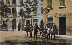 Vegetable sellers Gibraltar Spain Postcard Postcard