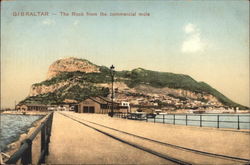 The Rock from the Commercial Mole Postcard