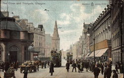 The Cross and Trongate Glasgow, Scotland Postcard Postcard