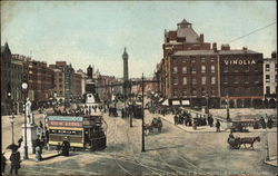 Sackville Street and O'Connell Bridge Postcard