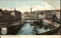 View of North Gate Bridge, Cork Ireland Postcard Postcard