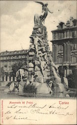 Monumento del Frejus Torino, Italy Postcard Postcard