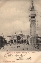 Piazza e Basilica di S. Marco Postcard