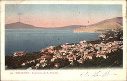 Panorama da S. Antonio Sorrento, Italy Postcard Postcard