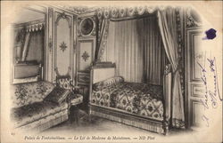 Palais de Fontainebleau - Bed of Madame de Maintenon Postcard