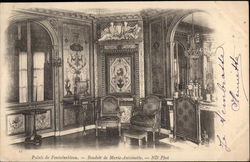 Palais de Fontainebleau - Boudoir de Marie-Antoinette France Postcard Postcard