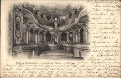 Palais de Fontainebleau - La Salle du Théâtre France Postcard Postcard