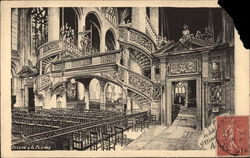 St-Etienne-du-Mont - Rood Screen Paris, France Postcard Postcard