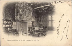 Chateau de Meillant - Dining Room France Postcard Postcard