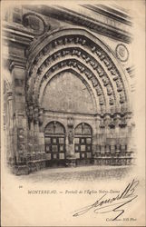 Portail de l'Église Notre-Dame Postcard