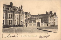 Lycee National Laon, France Postcard Postcard