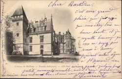 Château de Meillant - Façades Intérieures France Postcard Postcard