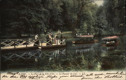 Le Parc de la Tete d'Or - Le Passeur du Lac Postcard