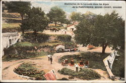 Distillation de la Lavande dans les Alpes de la Parfumerie Bruno Court Grasse, France Postcard Postcard