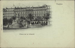 Place de la Liberte Toulon, France Postcard Postcard