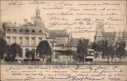 Quai Victor Hugo Meaux, France Postcard Postcard