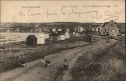 Vue Générale de la Plage Postcard