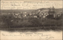 Vue générale Lamballe, France Postcard Postcard