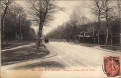 Level Crossing on the Poissy Road - Foret de Saint-Germain Postcard