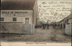 Dressage School Postcard