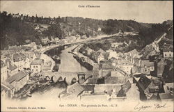 View of Port and Town Postcard