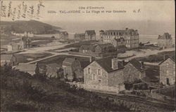 Côte d'Emeraude - La Plage et vue générale Postcard