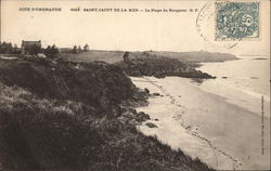 La Plage du Rougeret Saint-Jacut-de-la-Mer, France Postcard Postcard