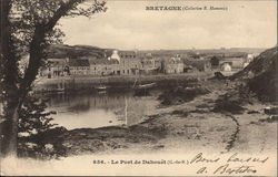 View of Harbor Dahouet, France Postcard Postcard