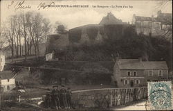 Les Ramparts et La Porte d'en Bas Moncontour-de-Bretagne, France Postcard Postcard