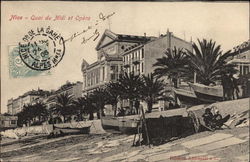 Quai du Midi et Opera Postcard